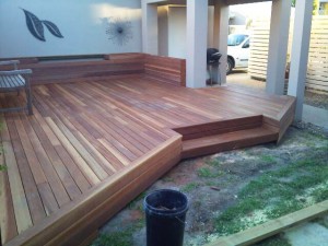 New timber deck Pelican Waters - after