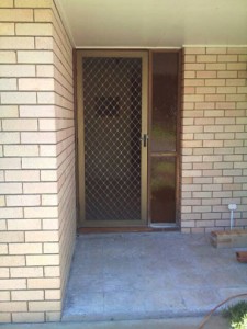 Replacement timber door, Golden Beach