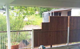 Timber Privacy Screens, Buderim